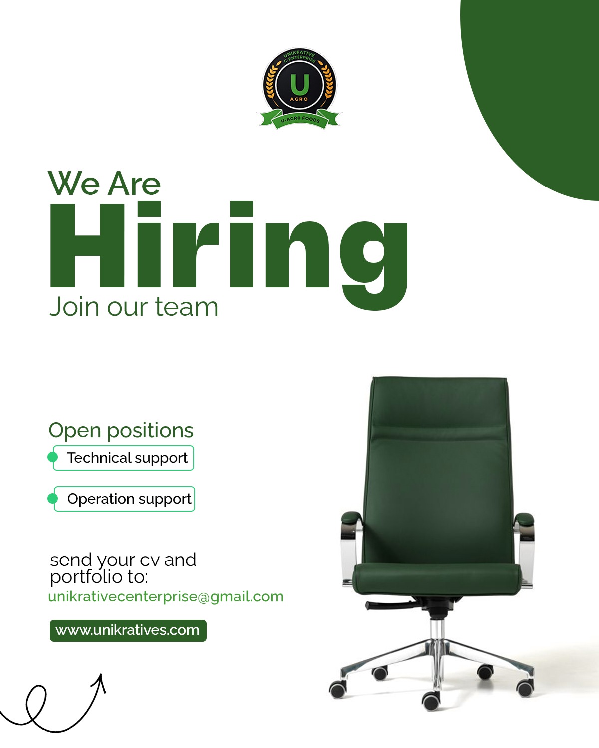 Unikrative team and hiring opportunity